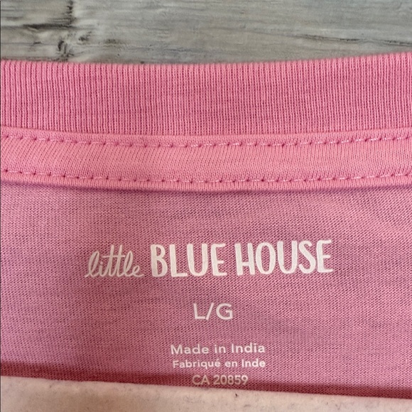 Little Blue House Pink “Bearly Sleeping” Women’s Graphic Tee - Picture 2 of 8